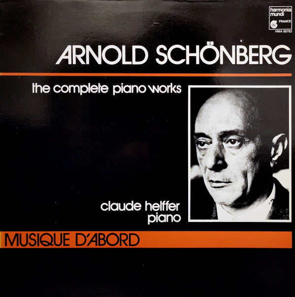 Arnold Schoenberg – Claude Helffer : The Complete Piano Works (LP, RE, RP)