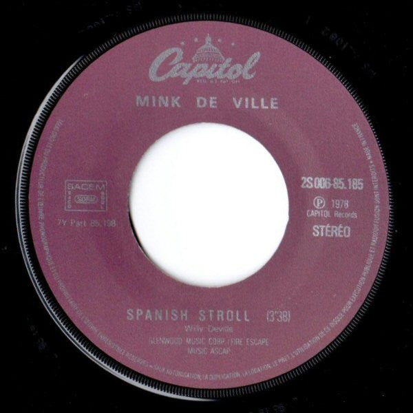 Mink DeVille : Cadillac Walk / Spanish Stroll (7", Single)