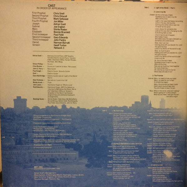 Adrian Snell : The Virgin (LP, Album, Gat)