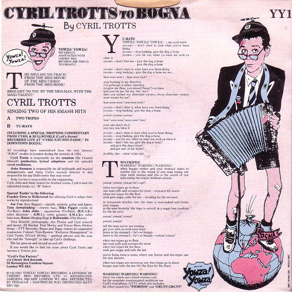 Cyril Trotts : Cyril Trotts To Bogna (7")