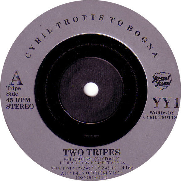 Cyril Trotts : Cyril Trotts To Bogna (7")