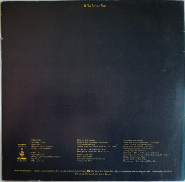 The Four Seasons : Who Loves You (LP, Album)