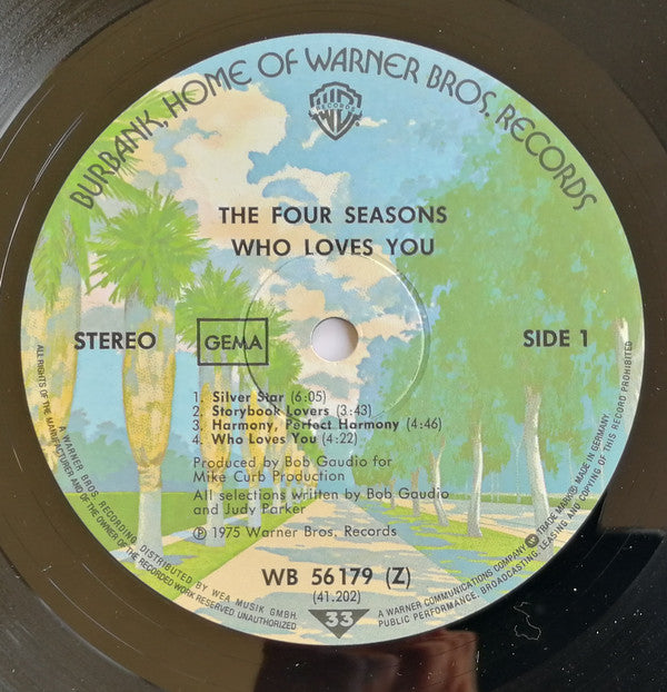 The Four Seasons : Who Loves You (LP, Album)