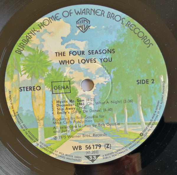 The Four Seasons : Who Loves You (LP, Album)