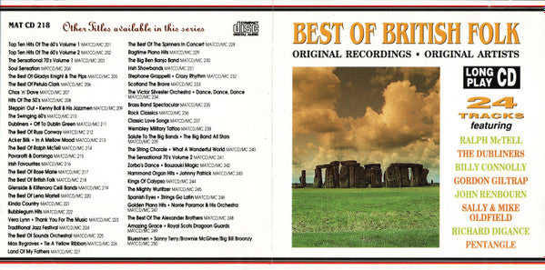 Various : Best Of British Folk (CD, Comp)