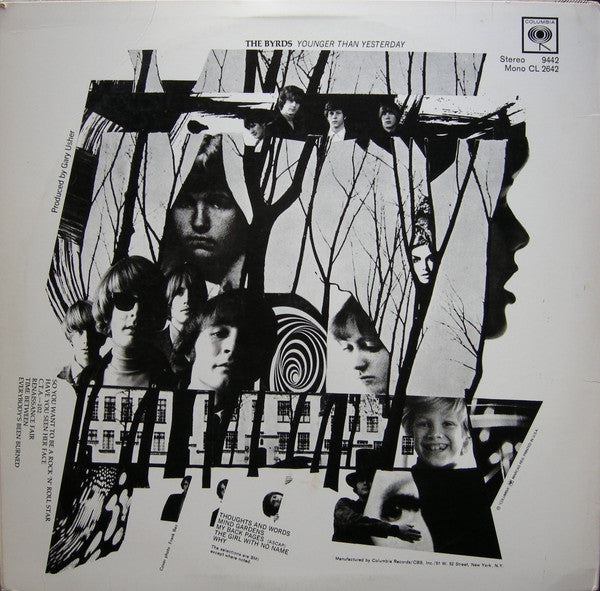 The Byrds : Younger Than Yesterday (LP, Album, RE, Car)