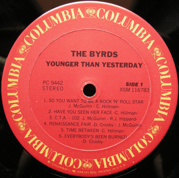 The Byrds : Younger Than Yesterday (LP, Album, RE, Car)