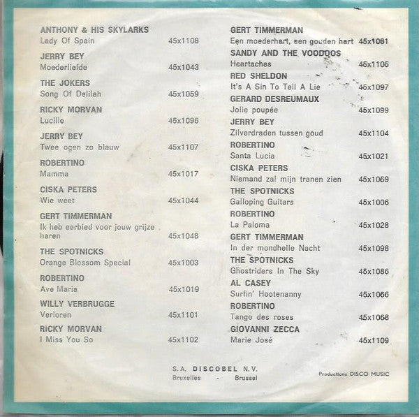 Red Sheldon : It's A Sin To Tell A Lie / Crazy Lover (7", Single)