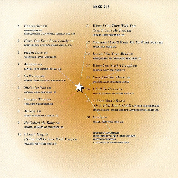 Patsy Cline : Heartaches (CD, Comp)