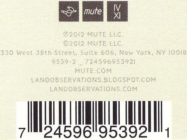 Land Observations : Roman Roads IV–XI (CD, Album)