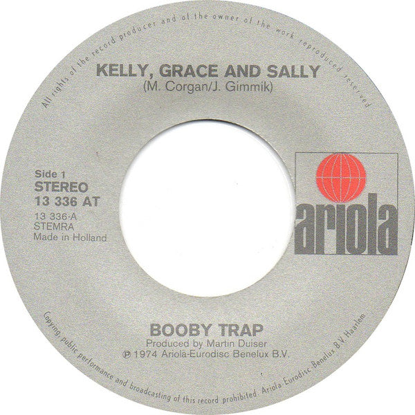 Booby Trap (5) : Kelly, Grace & Sally (7", Single)