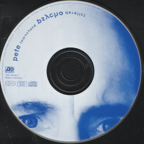 Pete Townshend : Psychoderelict (CD, Album)