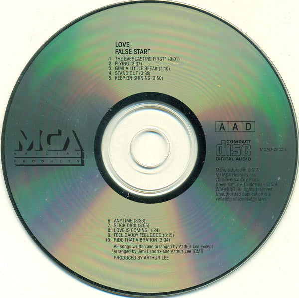 Love : False Start (CD, Album, RE)