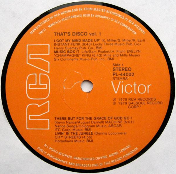Various : That's Disco 1 (LP, Comp)