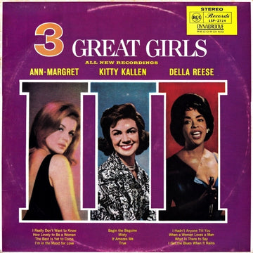 Ann-Margret* - Kitty Kallen - Della Reese : 3 Great Girls (LP, Album)
