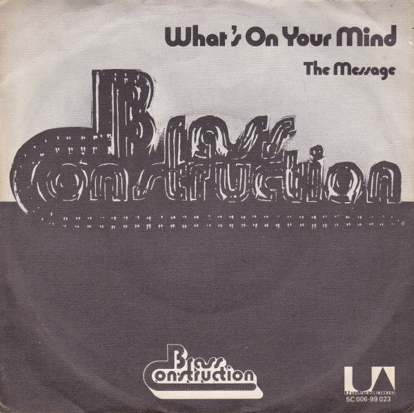 Brass Construction : What's On Your Mind (7")