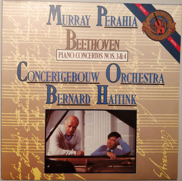 Ludwig van Beethoven - Murray Perahia, Concertgebouworkest, Bernard Haitink : Piano Concertos Nos. 3 & 4 (LP)