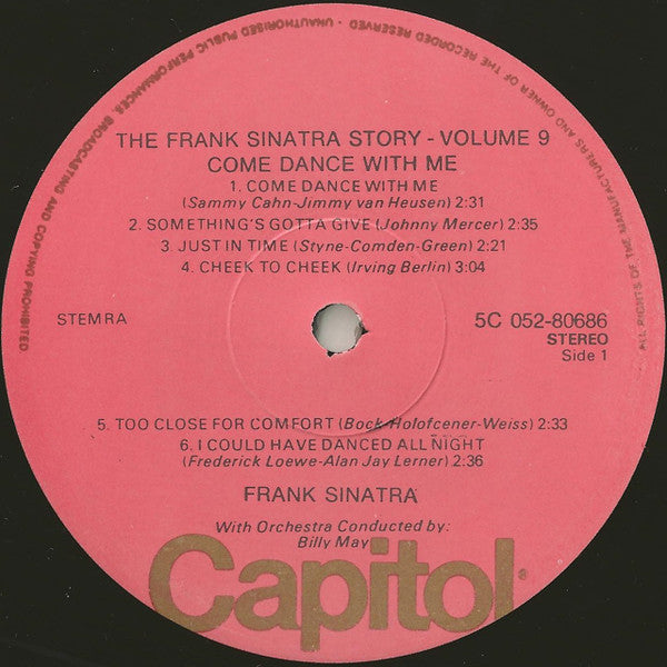Frank Sinatra With Billy May And His Orchestra : Come Dance With Me! (LP, Album, RE)