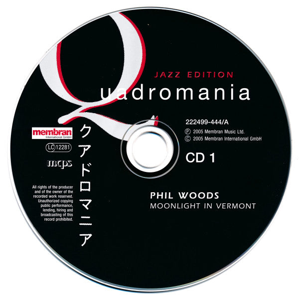 Phil Woods : Moonlight In Vermont (4xCD, Comp, RM)