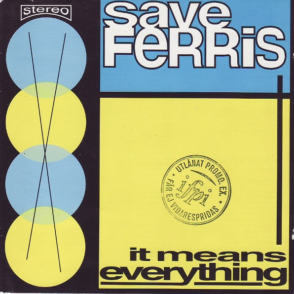 Save Ferris : It Means Everything (CD, Album)