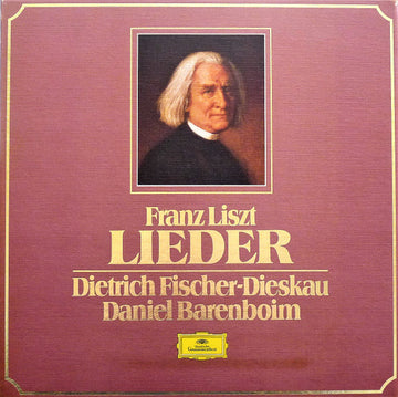 Franz Liszt - Dietrich Fischer-Dieskau, Daniel Barenboim : Lieder (4xLP + Box)