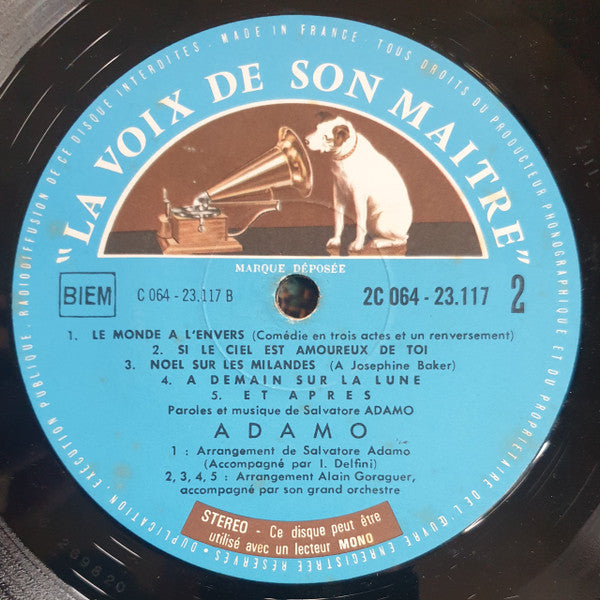 Adamo : Adamo (LP, Album, Gat)