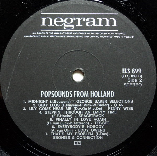 Various : Popsounds From Holland (LP, Comp)