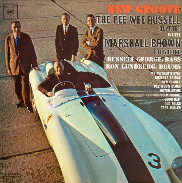 Pee Wee Russell Quartet With Marshall Brown : New Groove (LP, Album, Mono)