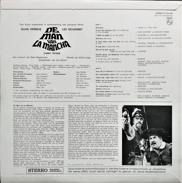 Various : De Man Van La Mancha (LP)