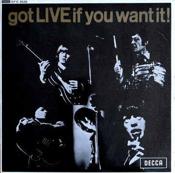 The Rolling Stones : Got Live If You Want It! (7", EP, Mono, RE, RP)