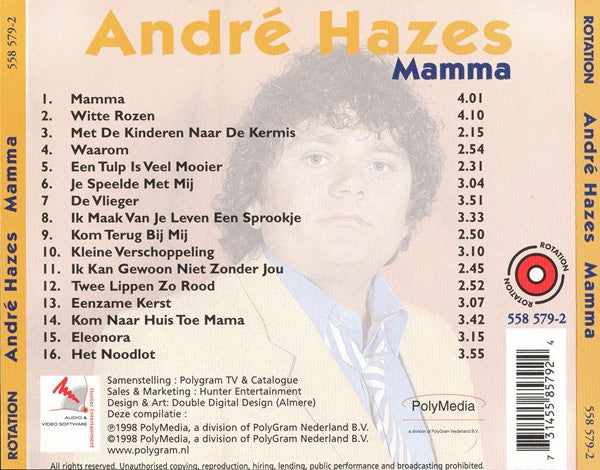 André Hazes : Mamma (CD, Comp)