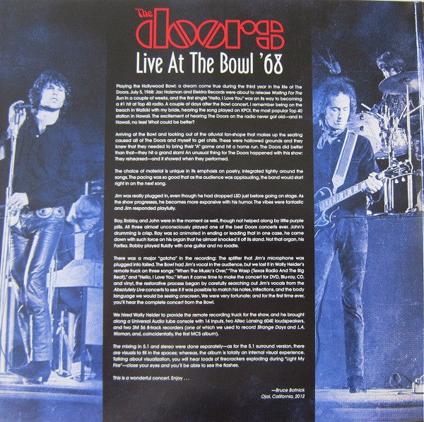 The Doors : Live At The Bowl '68 (2xLP, Album, Gat)