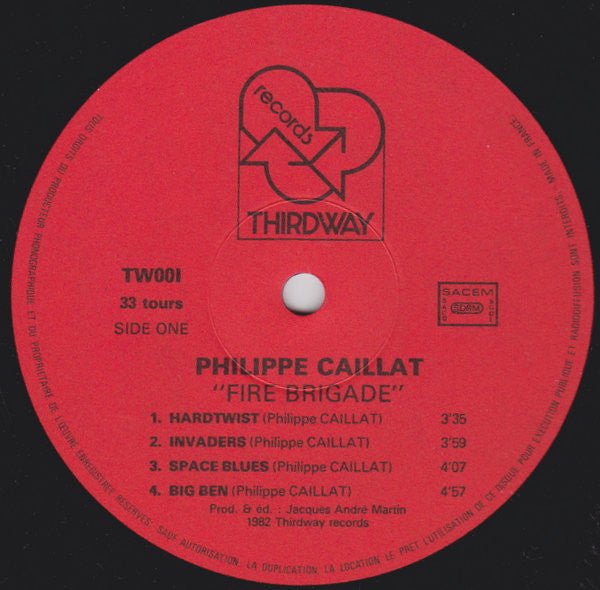 Philippe Caillat : Fire Brigade (LP, Album)