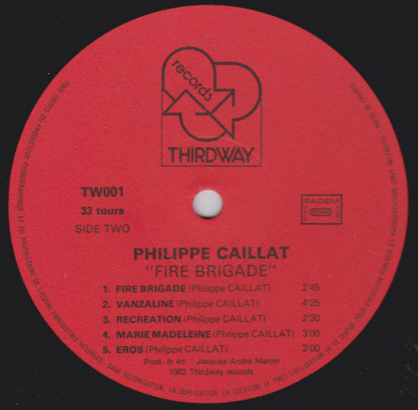 Philippe Caillat : Fire Brigade (LP, Album)