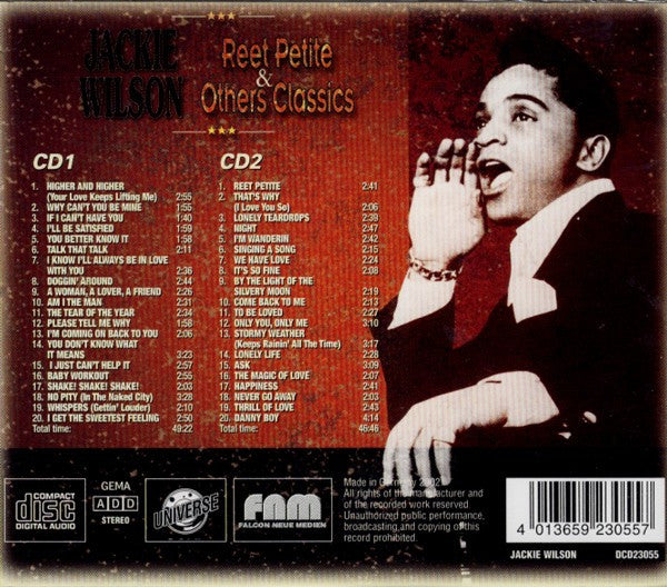 Jackie Wilson : Reet Petite  & Other Classics (2xCD, Comp)