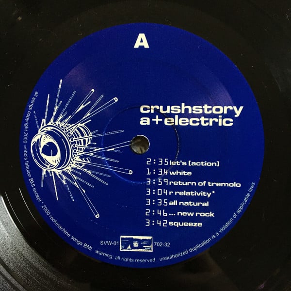 Crushstory (2) : A+ Electric (LP, Album)
