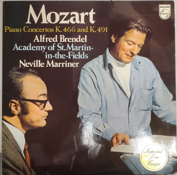 Wolfgang Amadeus Mozart - Alfred Brendel, The Academy Of St. Martin-in-the-Fields, Sir Neville Marriner : Klavierkonzerte KV 466 Und KV 491 (LP)