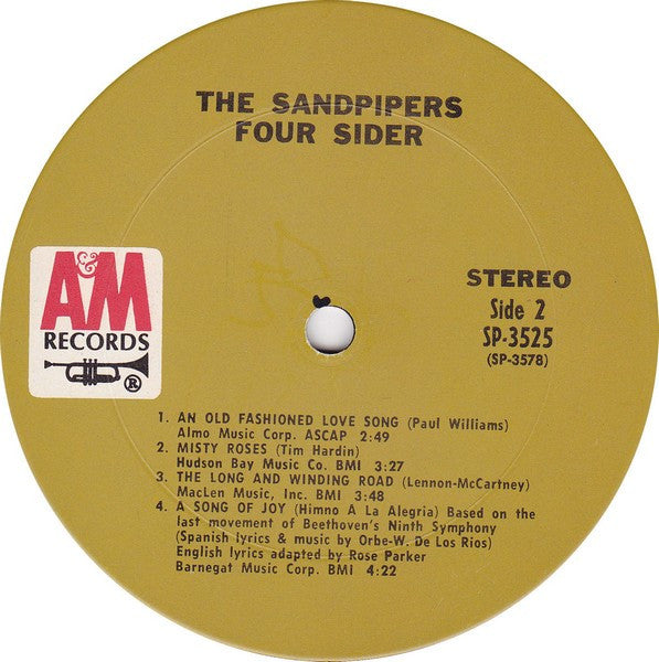 The Sandpipers : Foursider (2xLP, Comp)