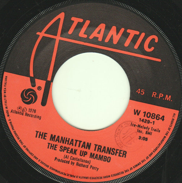 The Manhattan Transfer : The Speak Up Mambo (7")