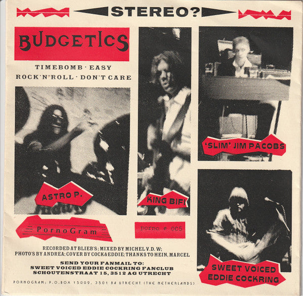 Budgetics : Eddie Cockring Meets The Seven Sins And Sinners (7")
