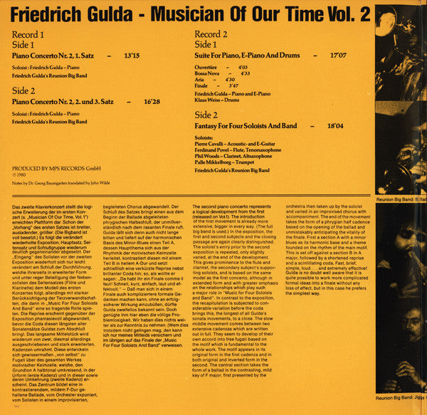 Friedrich Gulda : Musician Of Our Time Vol. 2 (2xLP, Comp, Gat)
