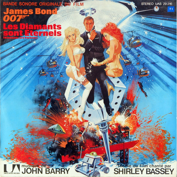 John Barry : Les Diamants Sont Eternels (Diamonds Are Forever) (Bande Sonore Originale Du Film James Bond 007) (LP)