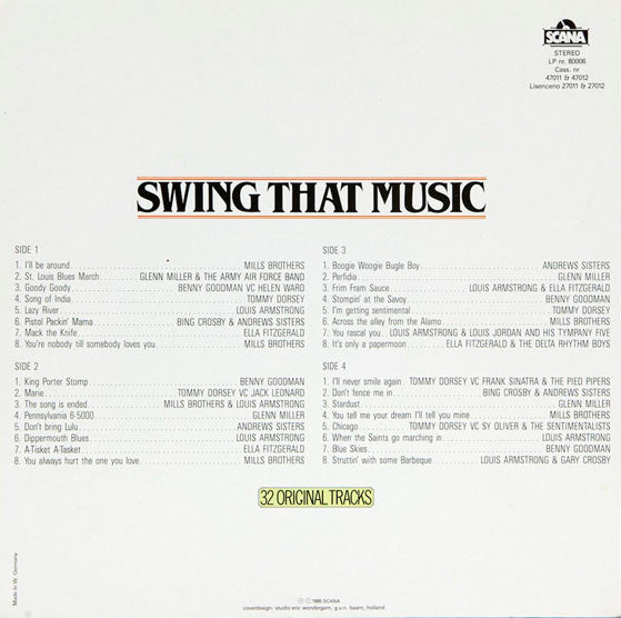 Various : Swing That Music (2xLP, Comp, Gat)