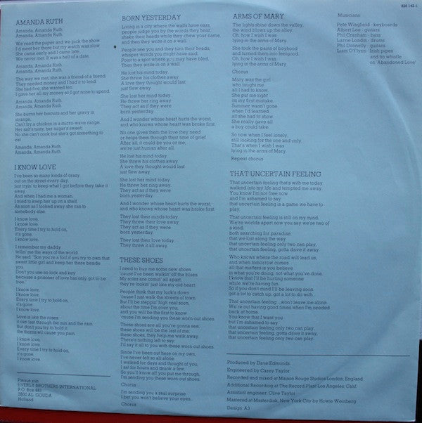 Everly Brothers : Born Yesterday (LP, Album)