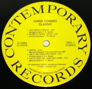 Chris Connor : Classic (LP)