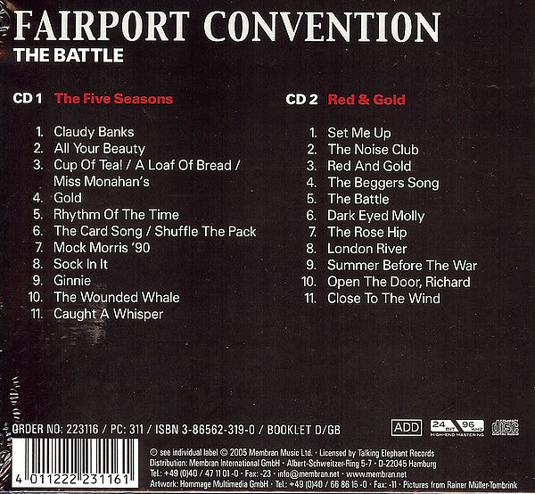 Fairport Convention : The Battle (2xCD, Comp, RE)