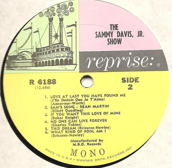 Sammy Davis Jr. : The Sammy Davis Jr. Show With Surprise Guest Stars (LP, Album, Mono)