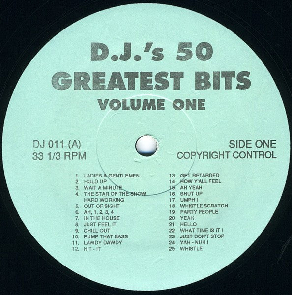 Various : D.J.'s 50 Greatest Bits Volume One (12")