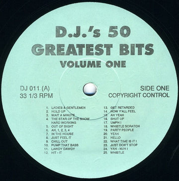 Various : D.J.'s 50 Greatest Bits Volume One (12")