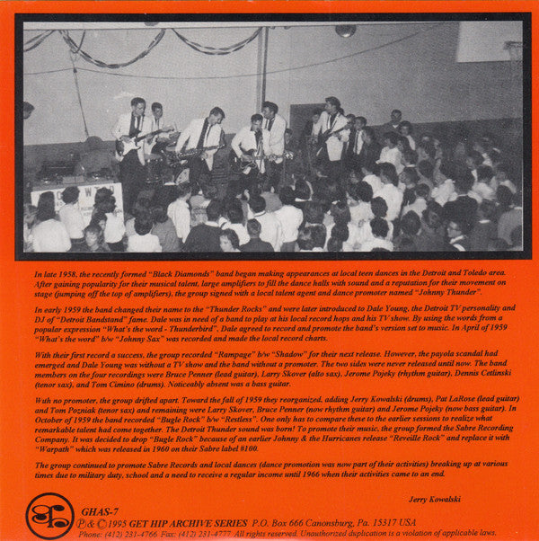 Thunder Rocks : Rampage b/w Bugle Rock (7", Single)